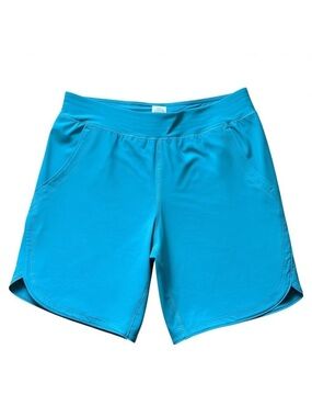 Lands’ End NWOT Women Wetsuit Swim Bottoms Board Shorts Sky Blue Sz 12